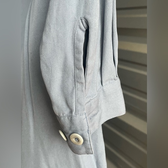 Nat Nast men's Long sleeve. Blue and cream. White stitch ticking Size M. - Picture 4 of 5